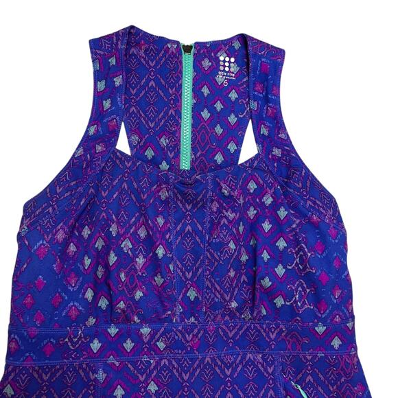 Title Nine Arabella Nimblene Athletic Dress Blue Purple Sleeveless Mini 6 Small - Picture 3 of 5